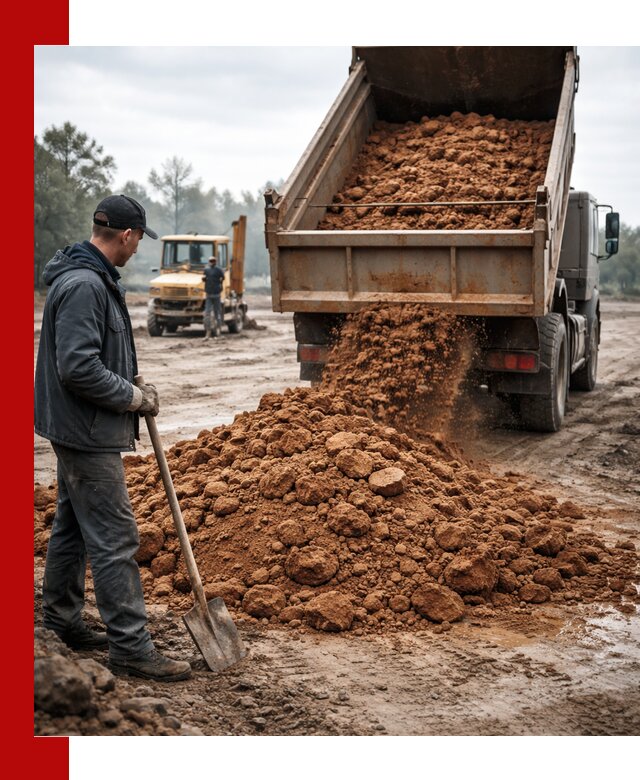 Глина для засыпки в Гусе-Хрустальном с доставкой самосвалами