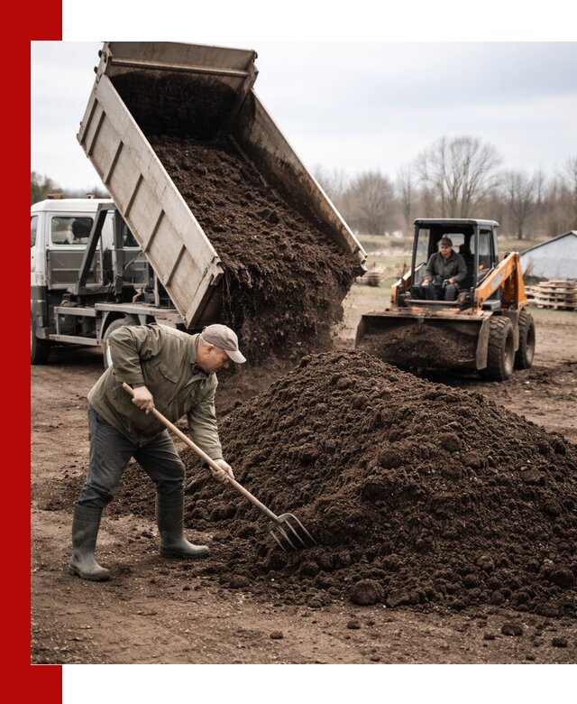 Доставка и продажа перегноя в Гусе-Хрустальном быстро и дешево