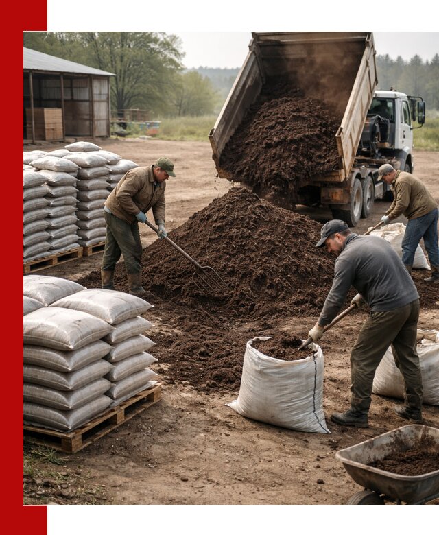 Доставка компоста оптом и в розницу в Гусе-Хрустальном
