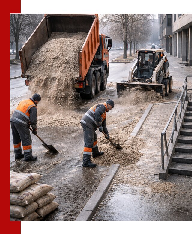 Поставка противогололедных материалов в Гусе-Хрустальном