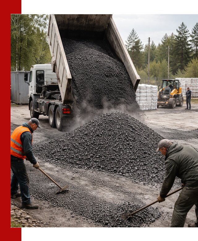 Доставка и продажа асфальтного гранулята в Гусе-Хрустальном