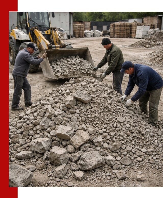 Демонтаж и вывоз бой бетона в Гусе-Хрустальном