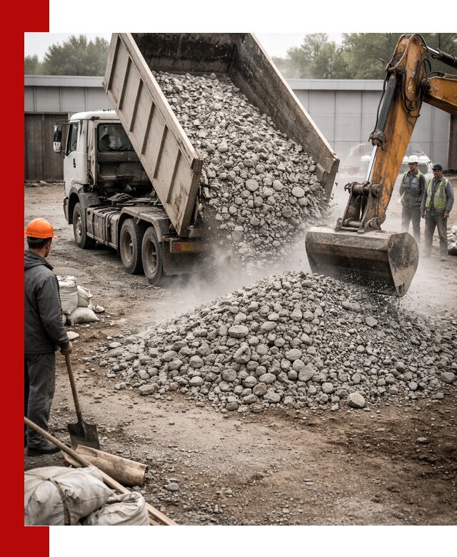 Доставка дробленого бетона в Гусе-Хрустальном оптом и в розницу
