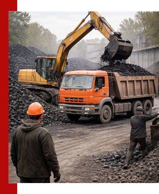 Доставка угля автотранспортом в Гусе-Хрустальном быстро и выгодно