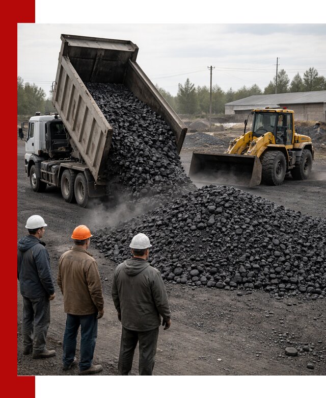 Доставка угля антрацита в Гусе-Хрустальном с самосвалами и погрузкой