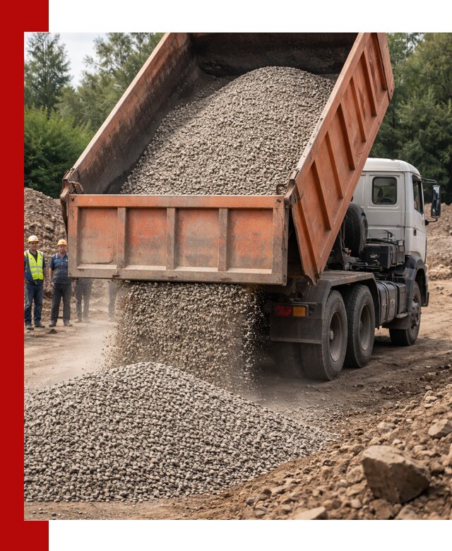 Доставка сыпучих материалов самосвалом в Гусе-Хрустальном быстро и надежно