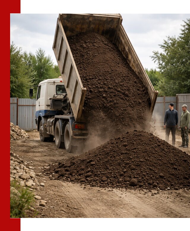 Доставка самосвалом 10 кубов в Гусе-Хрустальном быстро и надёжно