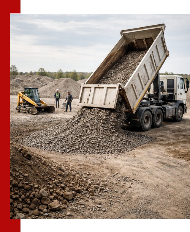 Доставка самосвалом 25 м³ в Гусе-Хрустальном быстро и надежно