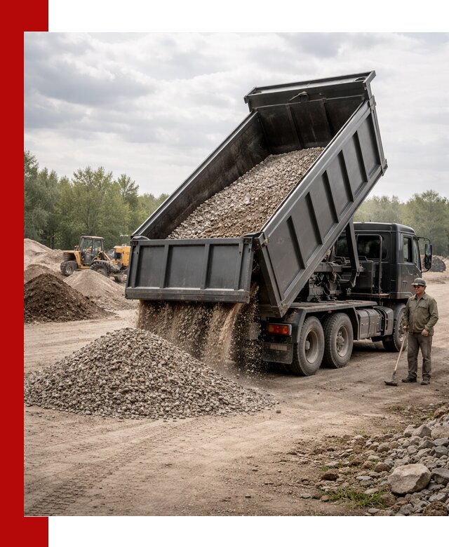 Доставка самосвалом 30 м3 по выгодным ценам в Гусе-Хрустальном