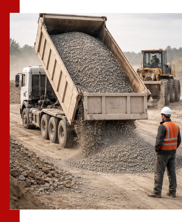 Доставка самосвалом 40 кубов цемента и сыпучих в Гусе-Хрустальном