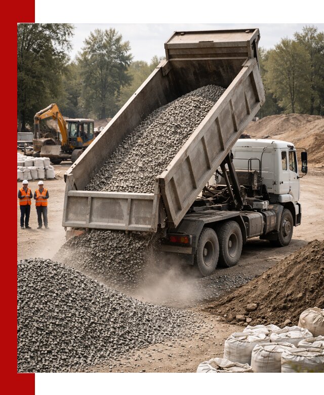 Аренда самосвала в Гусе-Хрустальном для доставки сыпучих и нерудных материалов