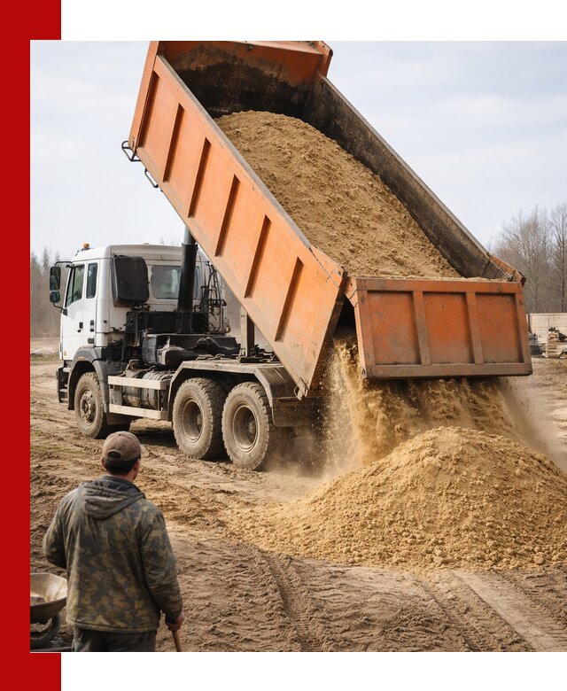 Аренда самосвала 20 тонн для перевозки грузов в Гусе-Хрустальном