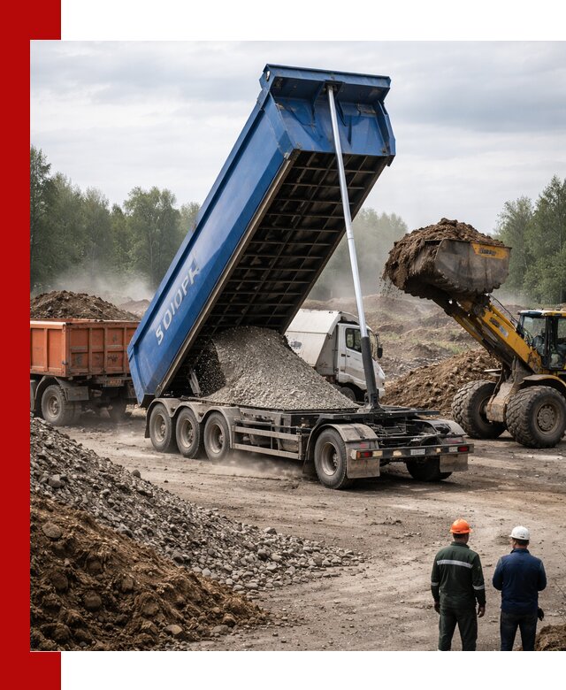 Аренда тонар 40 тонн в Гусе-Хрустальном с доставкой материалов