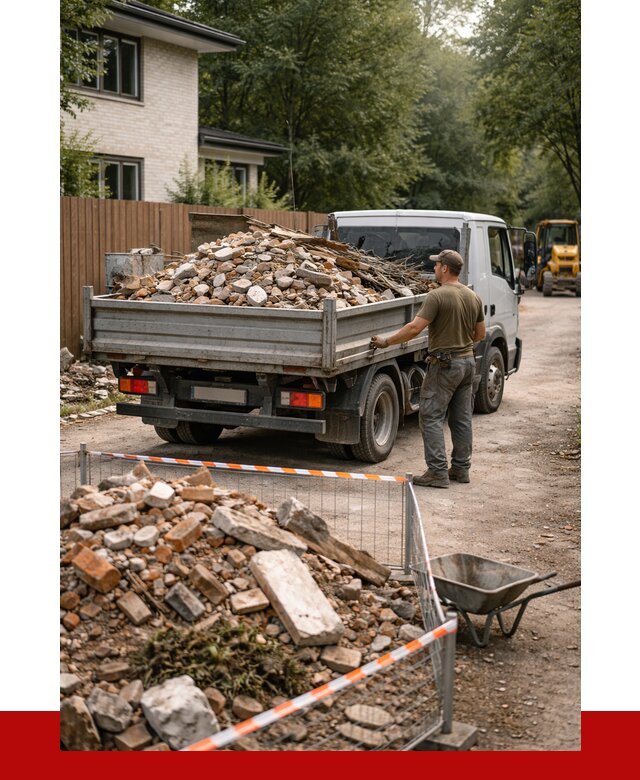 Вывоз строительного мусора с погрузкой в Гусе-Хрустальном от 8024 р | ПРОНЕРУДГсь