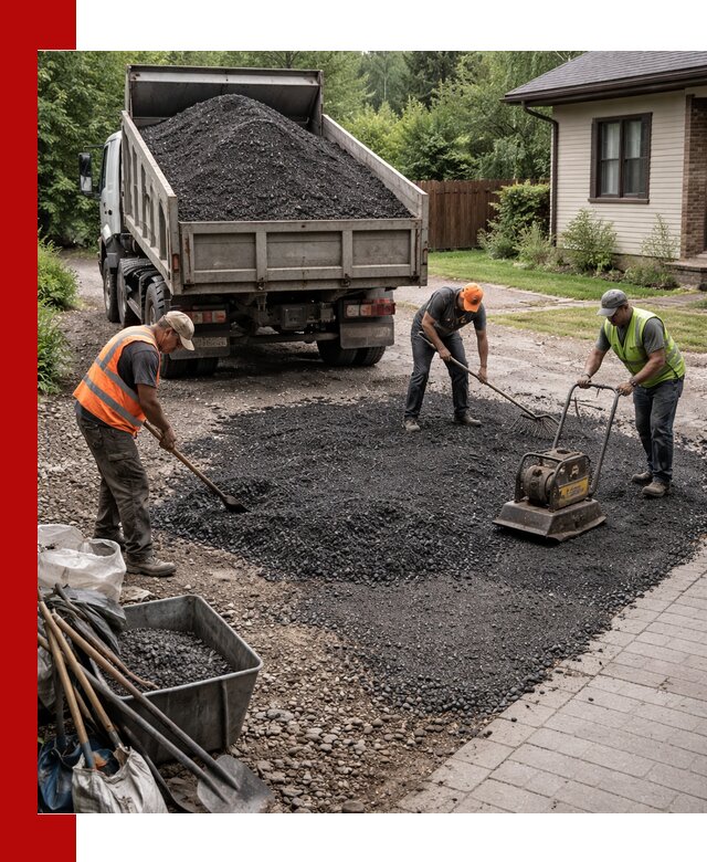 Асфальтовая крошка для двора с доставкой в Гусе-Хрустальном